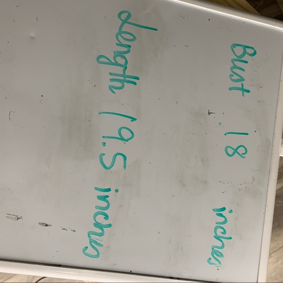 Cloth and stone off the shoulder olive green top S - Picture 6 of 7